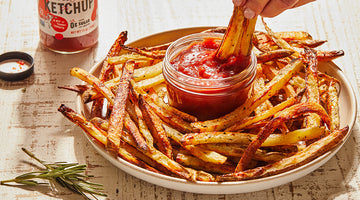 Homemade Oven Fries with Perfect Ketchup